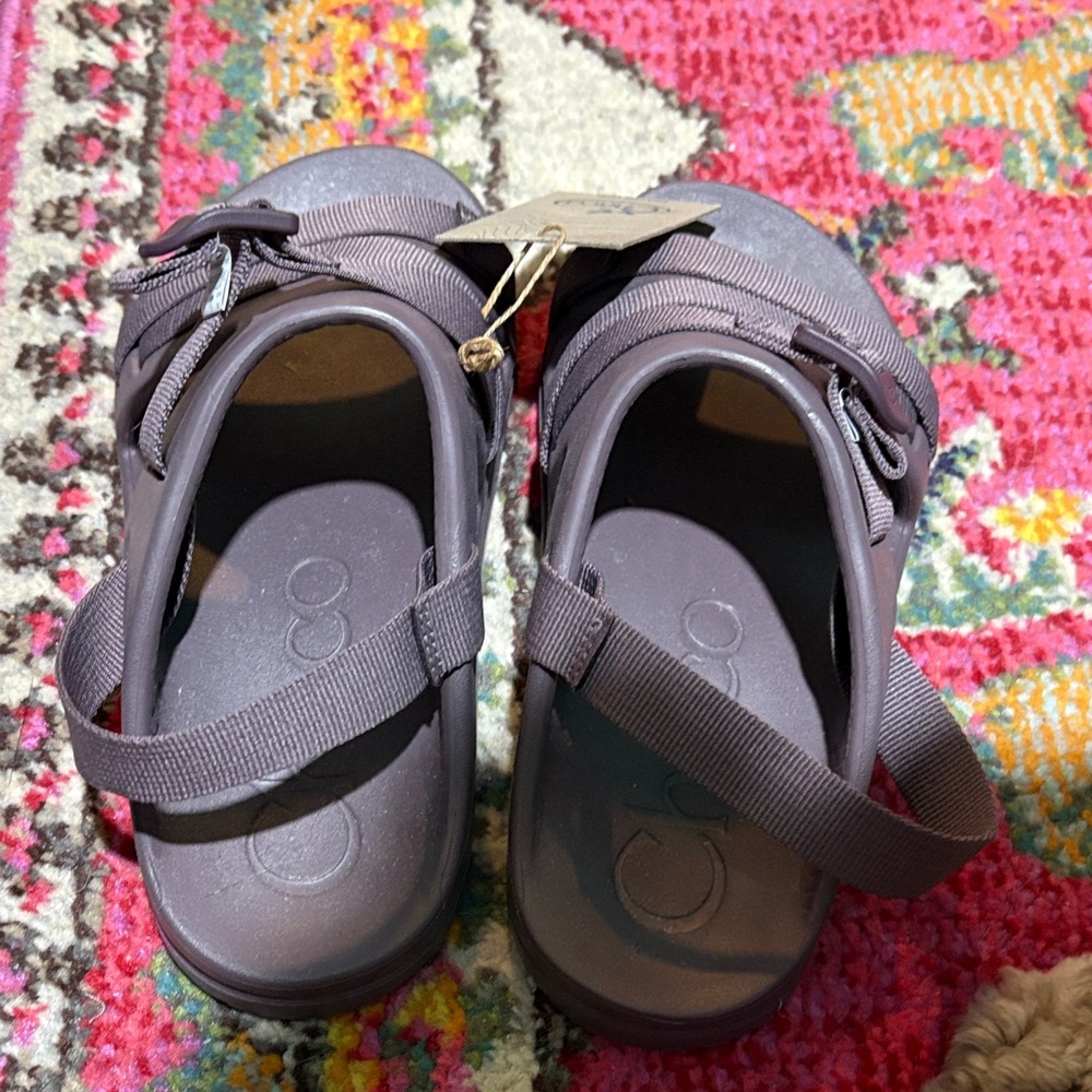 Chaco Adjustable Strap Sandals — Plum - Picture 2 of 4